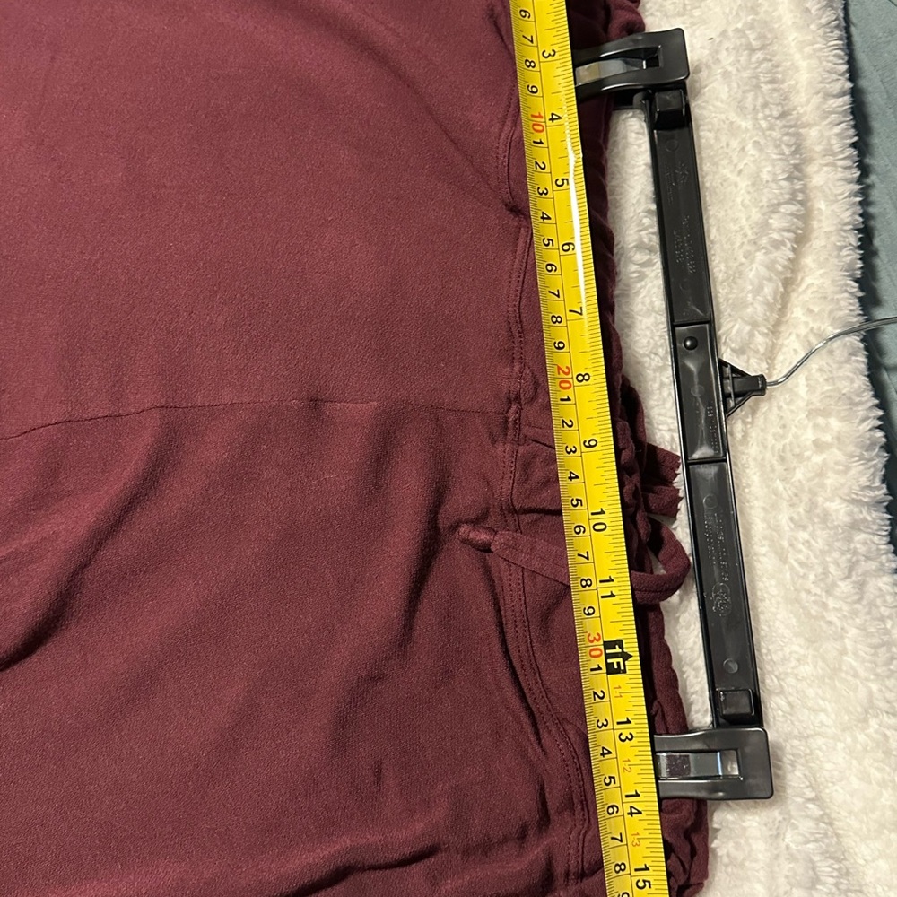 Bleusalt  Burgundy Men’s Long sleeve T-shirt and Jogger pants. - Picture 14 of 15